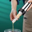 Stainless Steel Sausage Stuffer Tool Hand Operated Meat Sausage Maker - 3