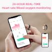 R11M SIZE 13 Smart Ring - Heart Rate/Blood Oxygen/Sleep - Black - 9