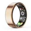 R11M SIZE 12 Smart Ring - Heart Rate/Blood Oxygen/Sleep - Gold - 1