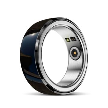 R8 SIZE 22 Smart Ring - Heart Rate/Blood Oxygen/Sleep - Black - 1