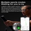 R18 SIZE 12 Smart Ring - Heart Rate/Blood Oxygen/Sleep - Black - 8