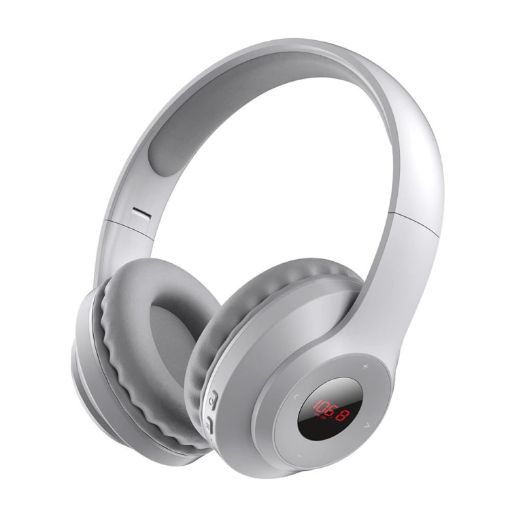 X5 Portable Digital Display Folding Headset FM Radio Headphones - 1