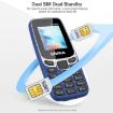 UNIWA E1805 1.77" SC6531E Dual SIM GSM Bluetooth Torch FM MP3 MP4 Black - 8