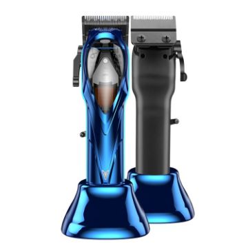 Rechargeable Magnetic Suspension Electric Hair Clipper (Blue) - 1