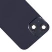 iPhone 14 Plus Glass Battery Back Cover with Flash Bracket - Black - 4