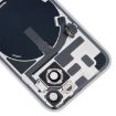 iPhone 14 Plus Glass Battery Back Cover with Flash Bracket - Black - 5