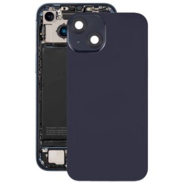 iPhone 14 Glass Battery Back Cover + Wireless Charging Module (Black) - 1