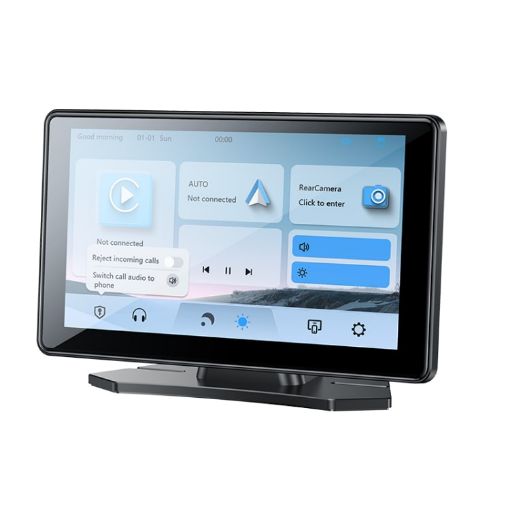 Yesido KM17 7" CarPlay Portable Car Video Navigation - Black - 1