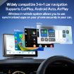 Yesido KM17 7" CarPlay Portable Car Video Navigation - Black - 3