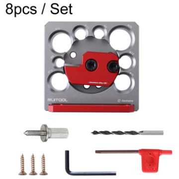 RUITOOL 8pcs Adjustable Drill Rounders Woodworking DIY Tools - 1
