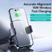 USAMS CD230 15W Wireless Charging Car Phone Holder with Suction Cup - 2