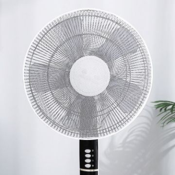 Children Anti-Pinch Hand Fan Cover - White - 1