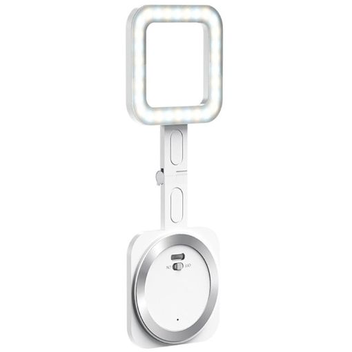 V18 Portable Skin Beauty LED Fill Light Selfie Lamp (White) - 1