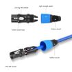4 Color/Set XLR 3pin Male to Female Audio Cable, 1m Length - 4