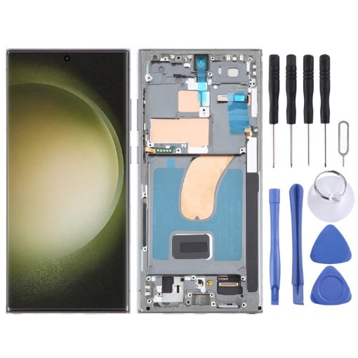 Samsung Galaxy S23 Ultra 5G SM-S918U US Edition OLED LCD Screen Digitizer Green - 1