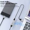 USB 3.0 A Female to Micro B Adapter Cable - 0.2m Length - 7