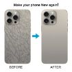 iPhone 15 Pro Glass Battery Back Cover with Flash Bracket + Wireless Charging Module (Blue) - 6