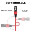 5 Color/Set XLR 3pin Male to Female Audio Cable, 1m Length - 3