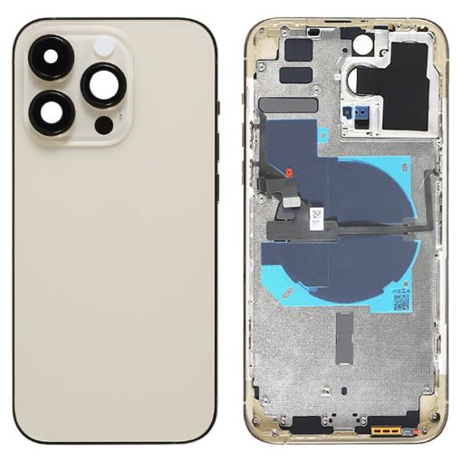 iPhone 14 Pro Max Battery Back Cover with Power + Volume Flex Cable + Wireless Charging Module - 1