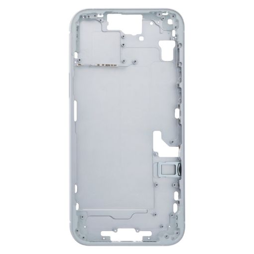 iPhone 15 Plus Middle Frame Bezel Plate with Side Keys + Card Tray (Blue) - 1