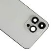 iPhone 14 Pro Max Battery Back Cover with Side Keys & Card Tray - China Version (Silver) - 4