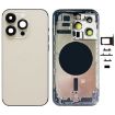 iPhone 14 Pro Battery Back Cover with Side Keys & Card Tray - Gold - 1
