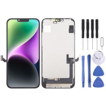 iPhone 14 Plus Soft GX OLED LCD Screen with Digitizer Assembly - 1