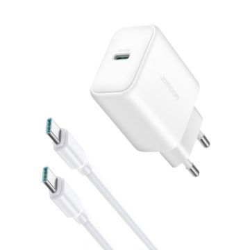 JOYROOM JR-TCF24 30W USB-C Fast Charger with Cable Set EU Plug - 1