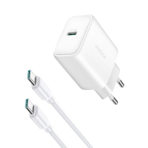 JOYROOM JR-TCF24 30W USB-C Fast Charger with Cable Set EU Plug - 1