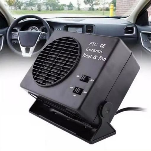 Car Heater Heating Fan Car Window Defroster - Black - 1
