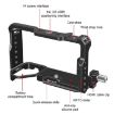 PULUZ Metal Camera Cage for Sony ILCE-A7CM2 - Black - 3