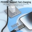 USB-C to 8 Pin PD Adapter - Fast Charging/Data Transfer - Gun Metal - 4