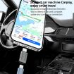 USB-C to 8 Pin PD Adapter - Fast Charging/Data Transfer - Gun Metal - 5