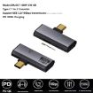 USB-C Male to Dual Type-C Female OTG Converter PD100W Charging Adapter - 2
