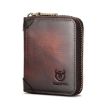 BULL CAPTAIN 475 RFID Anti-Theft Cowhide Card Holder Wallet - 1