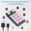 Customized RGB Wired Office Keyboard with 12 Shortcut Keys - 5