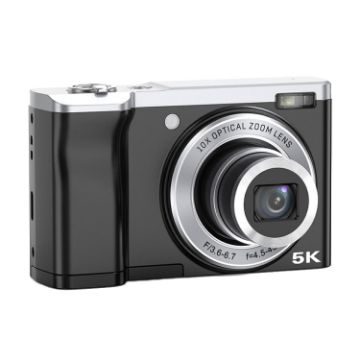 DC305X 5K/30FPS 2.8-Inch HD Camera, 5X Optical Zoom, Anti-Shake - Black EU Plug - 1