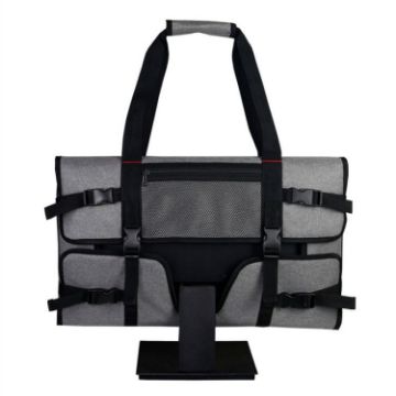 24" LCD Screen Carrying Bag with Fleece Lining - Gray - 1