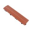 Outdoor Balcony Plastic Wood Waterproof Floor, Mahogany Color - 1