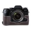 FUJIFILM X-T1 Buffalo Texture PU Leather Camera Half Case Base - 1