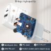 LDNIO Q229 Fast Charger with 1m Cable - US Plug (White) - 8