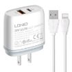 LDNIO Q229 Fast Charger with 1m USB to 8 Pin Cable - 1