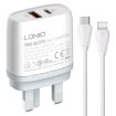 LDNIO Q229 Fast Charger with Type-C to 8 Pin Cable - 1