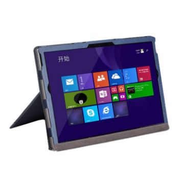 Microsoft Surface Book 3/2 15" PU Leather Laptop Case - Dark Blue - 1