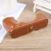 Nikon ZFC Glossy PU Leather Camera Half Case Base - Brown - 4