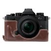 Nikon ZFC Glossy PU Leather Camera Half Case Base - Coffee - 1