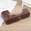 Nikon ZFC Glossy PU Leather Camera Half Case Base - Coffee - 4