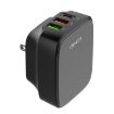 LDNIO Q334 32W Type-C Charger + Dual USB Port - US Plug (Black) - 4