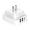 LDNIO Q334 32W Type-C + Dual USB Charger + 1m 8 Pin Data Cable - 3