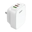 LDNIO Q334 32W Type-C + Dual USB Charger + 1m 8 Pin Data Cable - 4